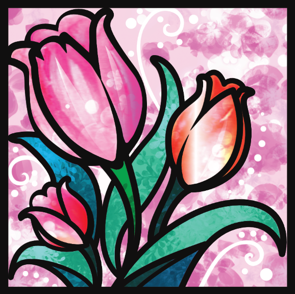 pixel flower バッジ – toumei
