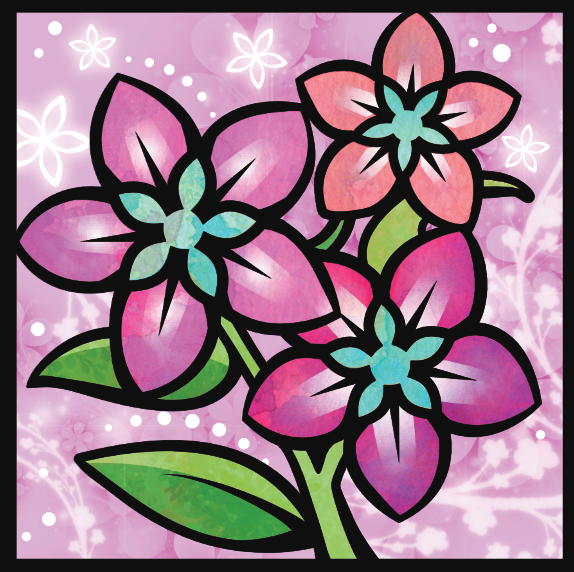 Little Flowers Forget-me-not Pink 