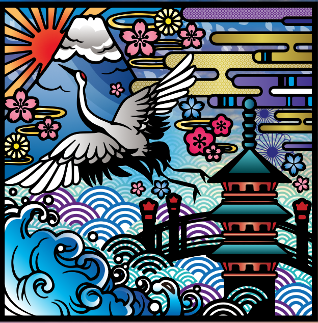 【見本】和風アートお描きします Japanese 