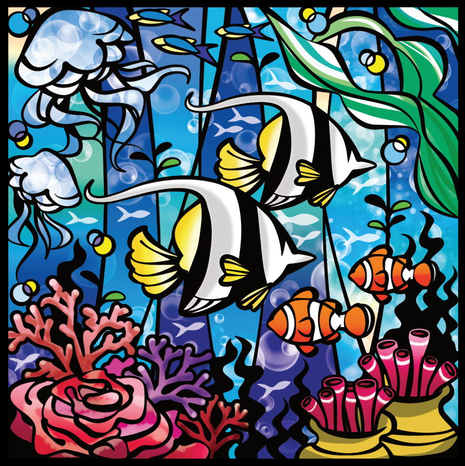 【イルカ】【道の向こう】…アクリル画 Yahoo!オークション - アクリル画 イルカ 絵画 アート 海の絵