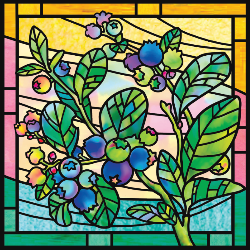 Stained Glass Blossoms 