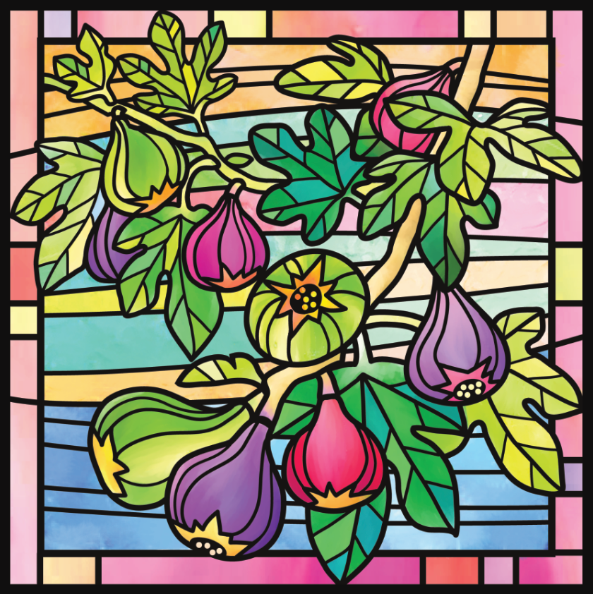 Stained Glass Blossoms 