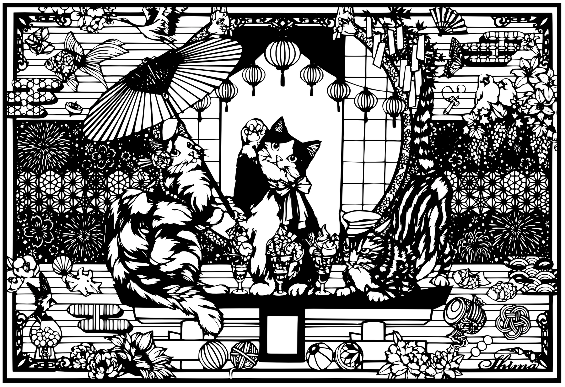 カカオ•ランタンアールビバン版画DX版SCALM ROOMゴーストちゃんの誘い カカオ•ランタンアールビバン版画DX版SCALM ROOMゴーストちゃんの誘い