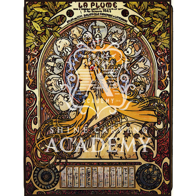 Mucha Zodiac (ミュシャ「黄道十二宮」) – Shine Carving Academy Online Store