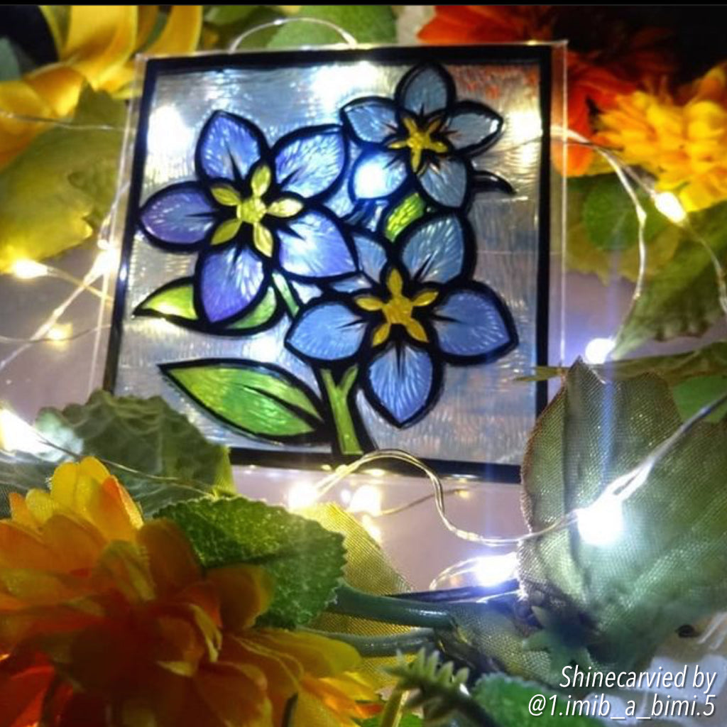 Little Flowers Forget-me-not Blue 